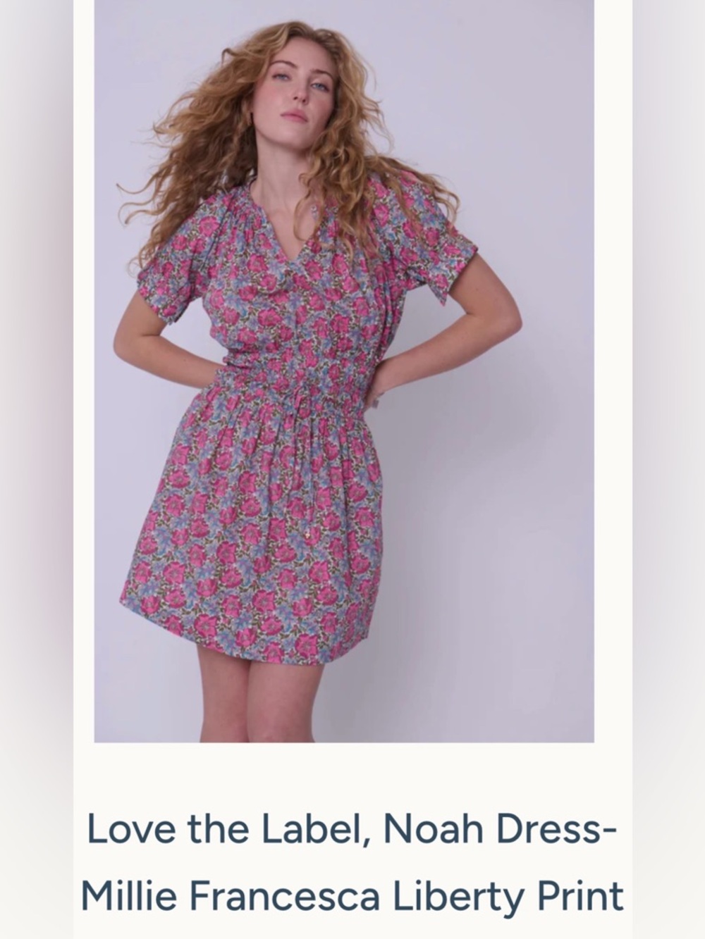 NWT! Love the Label Noah Dress